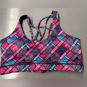Constantly Varied Gear Paisley Sports Bra Medium